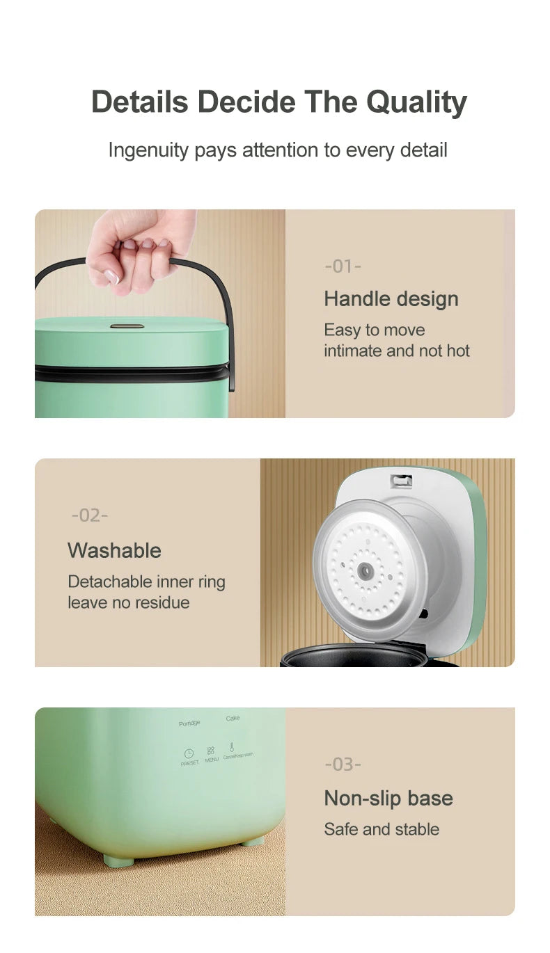 Mini Panela Elétrica Portátil Jiashi