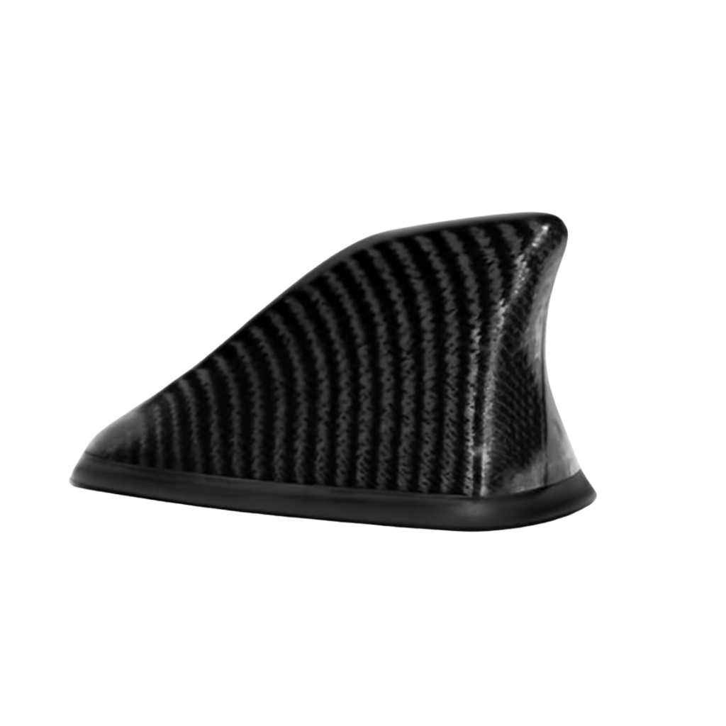 Antena Shark Carbon® - Design Moderno e Alta Performance para Seu Carro