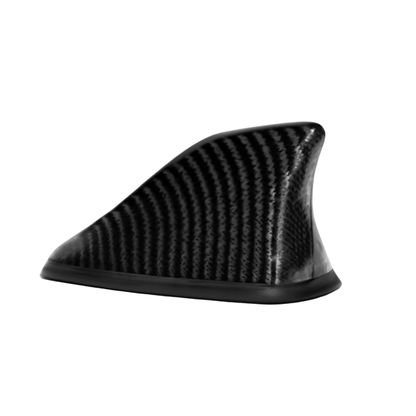 Antena Shark Carbon® - Design Moderno e Alta Performance para Seu Carro