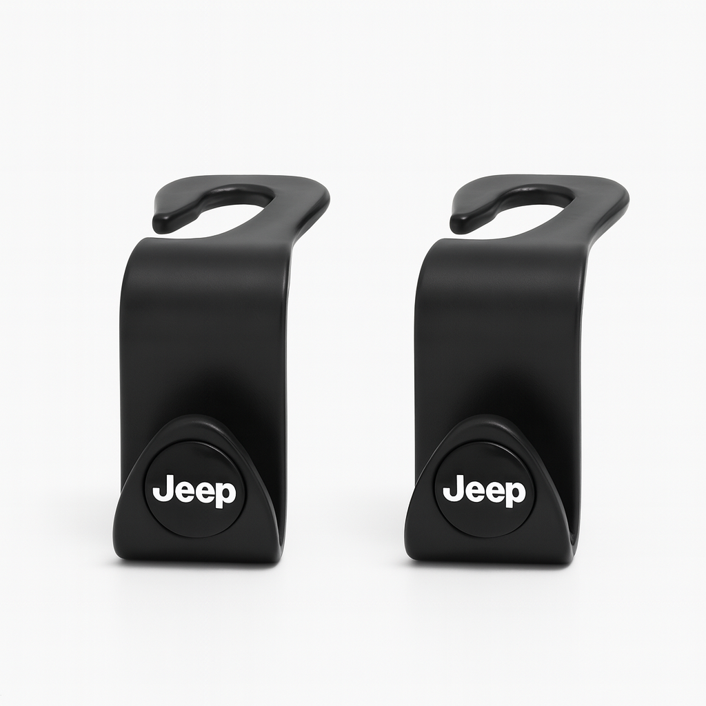 Cabide Universal para Carro - Organize Casacos e Sacolas no Banco do Passageiro