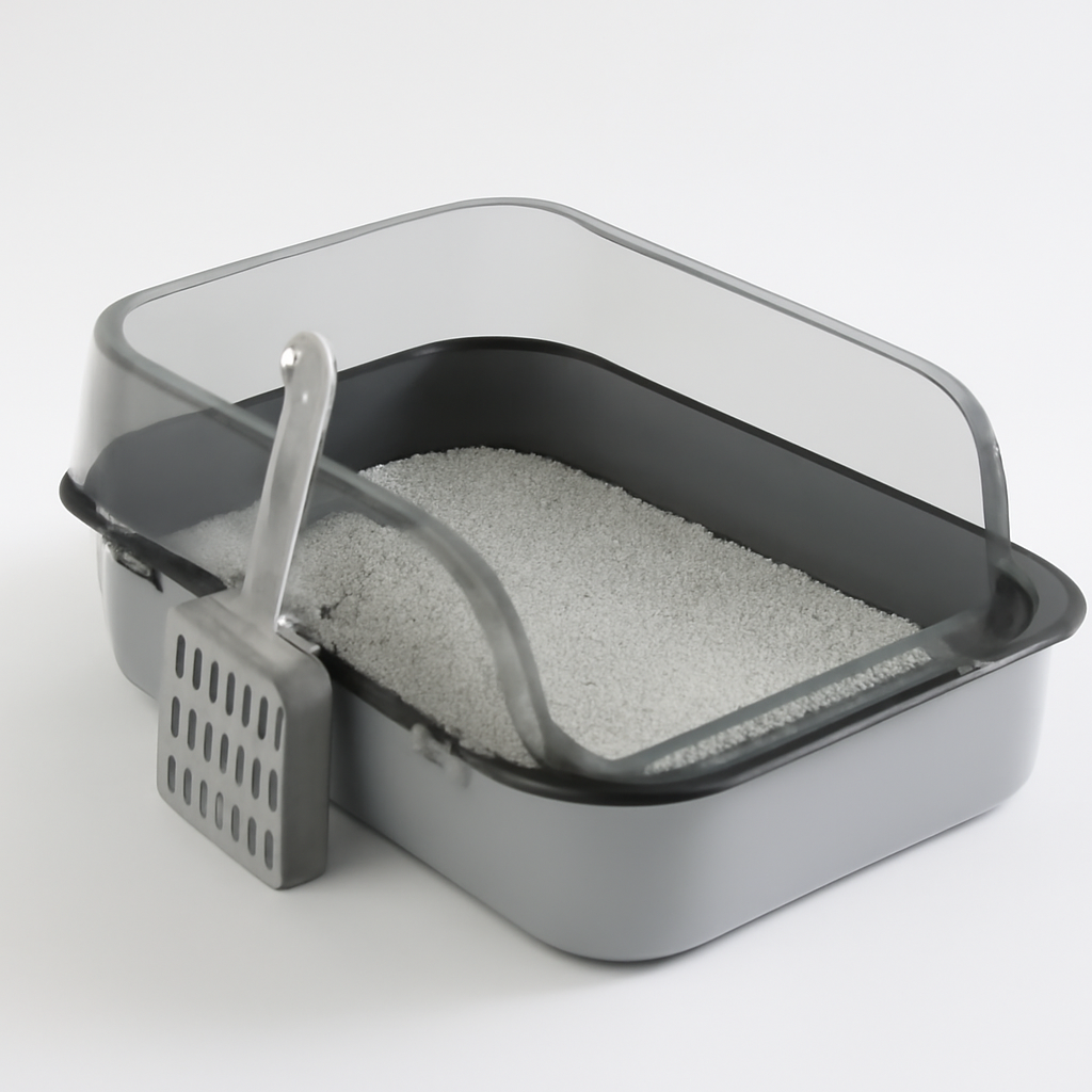 Sandbox® - Caixa de Areia Semifechada (Banheiro para Gatos Antirespingos)