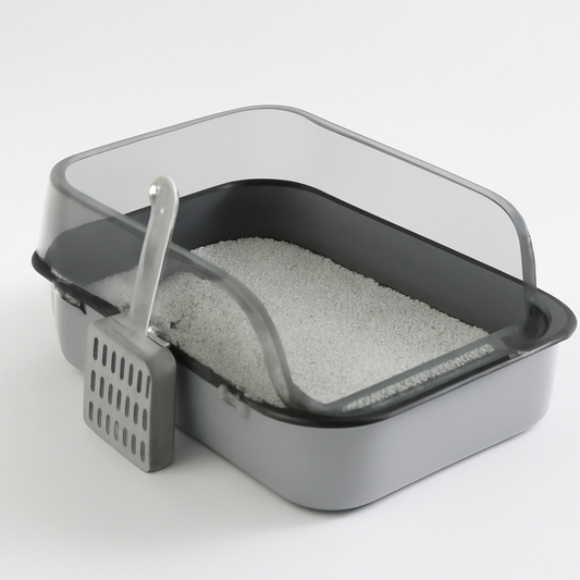 Sandbox® - Caixa de Areia Semifechada (Banheiro para Gatos Antirespingos)