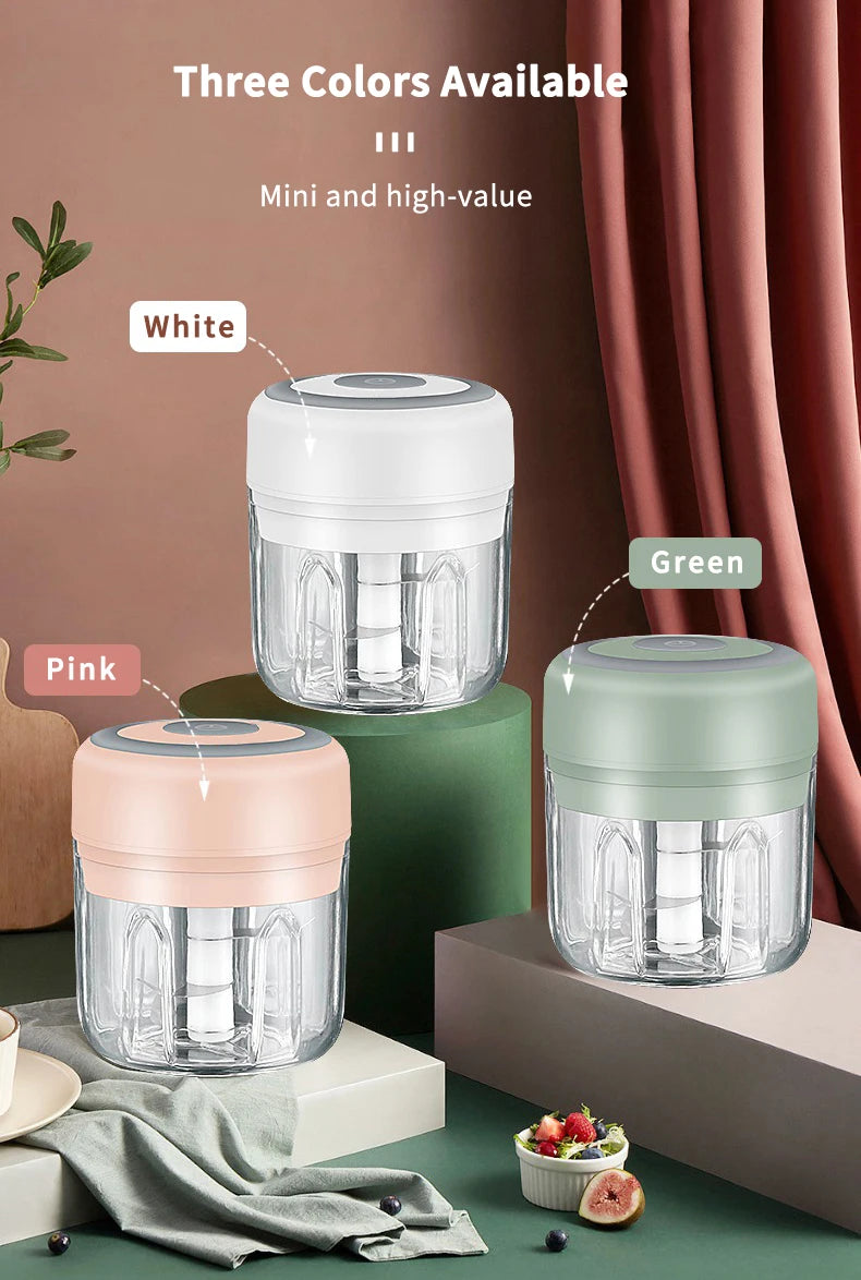 Moedor de Carne Elétrico Portátil