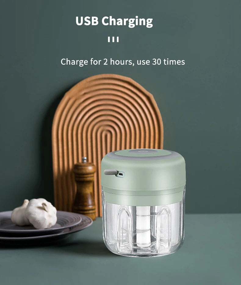 Moedor de Carne Elétrico Portátil