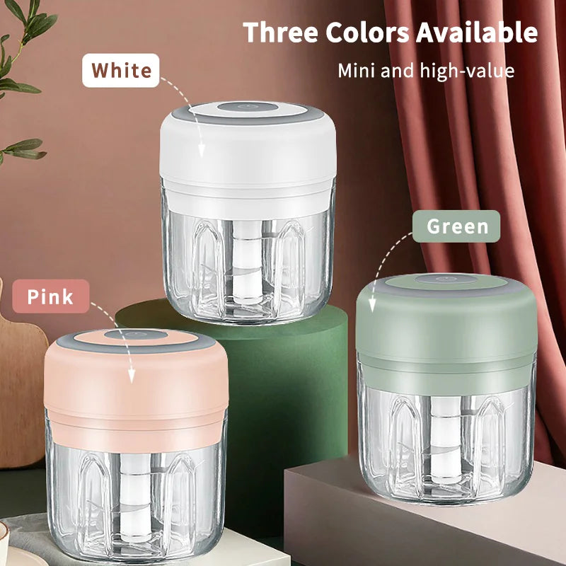 Moedor de Carne Elétrico Portátil