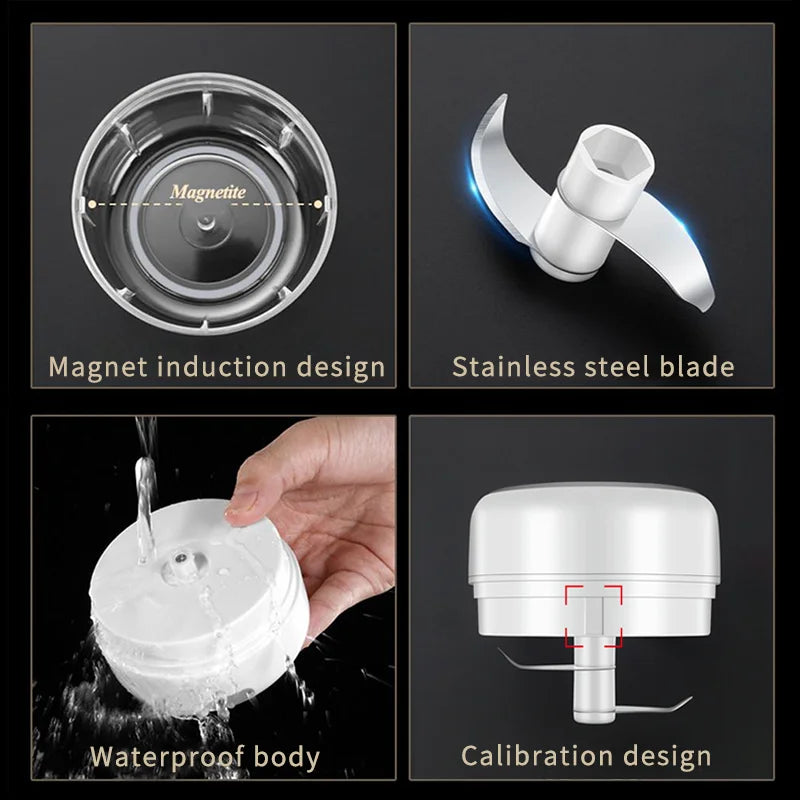 Moedor de Carne Elétrico Portátil