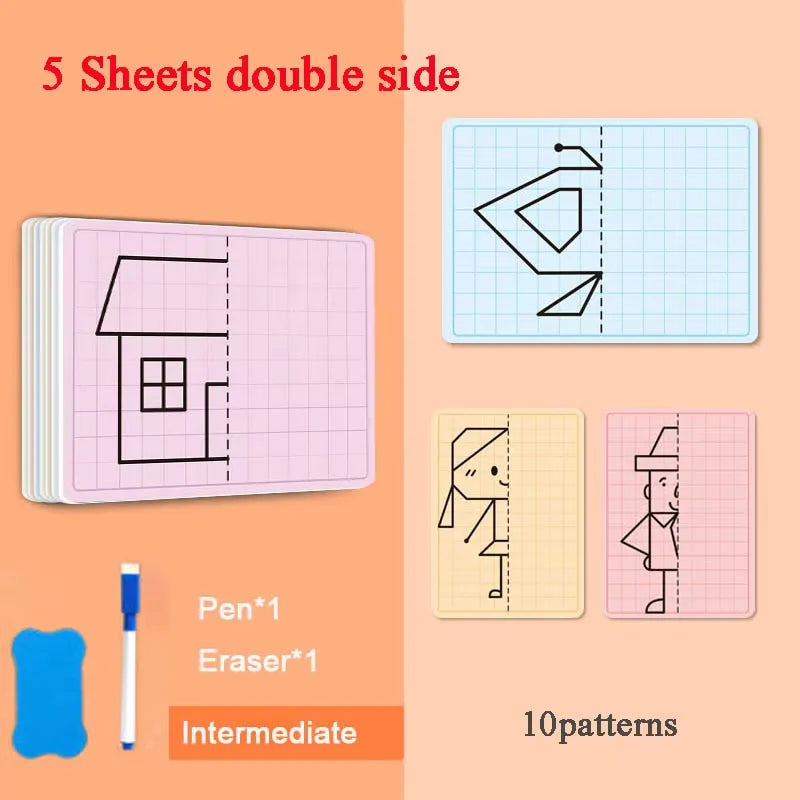 Livro de simetria para crianças