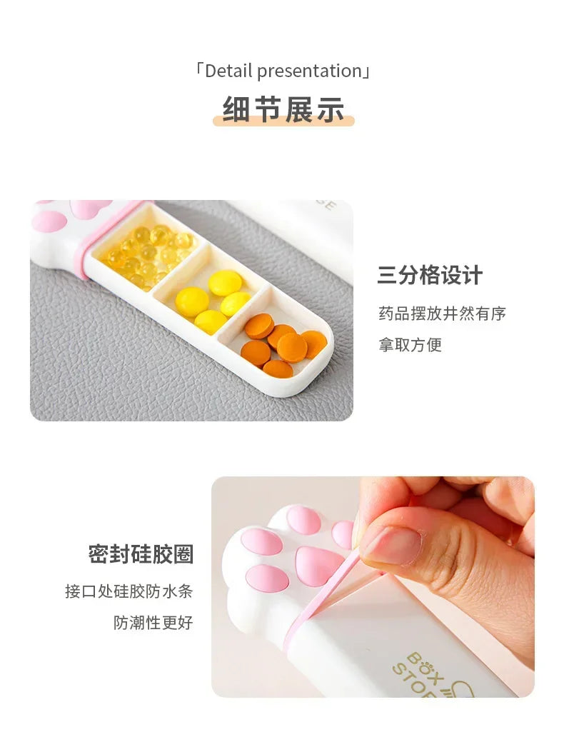 Mini Caixa de Armazenamento de Remédios Box Storage®