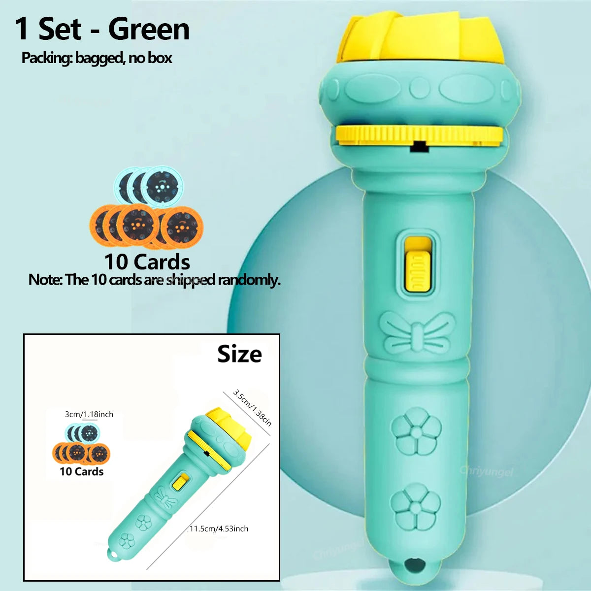 Lanterna de Projeção 3D para Crianças
