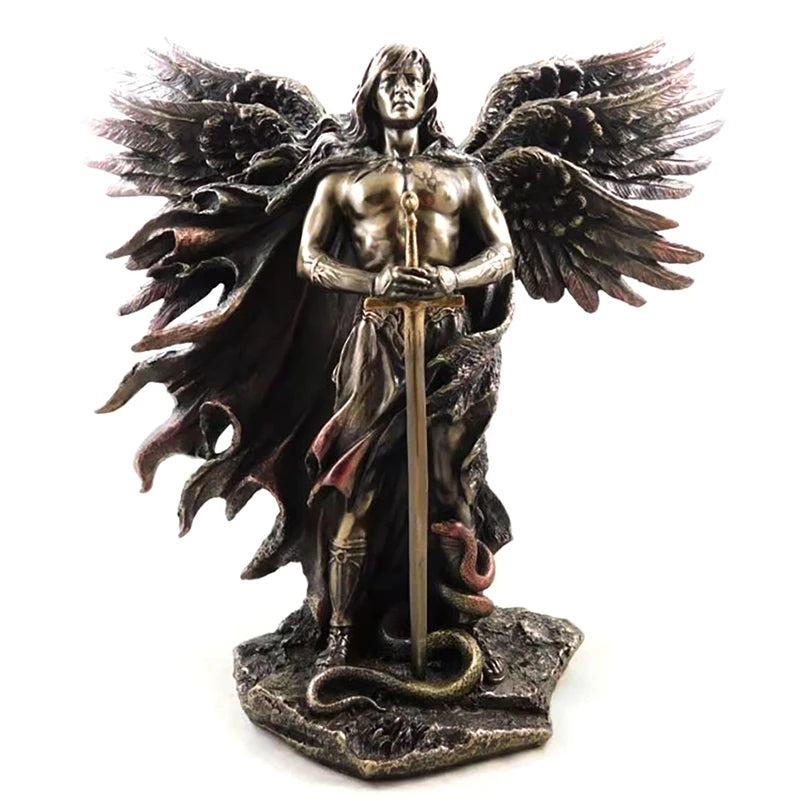 Escultura de Anjo Geométrica