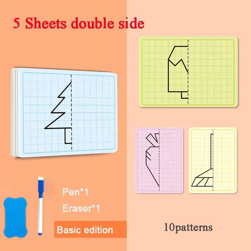 Livro de simetria para crianças