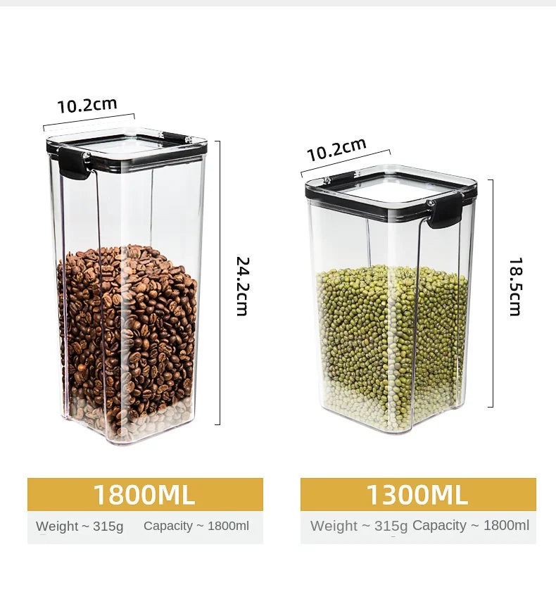 Potes de Armazenamento de Alimentos