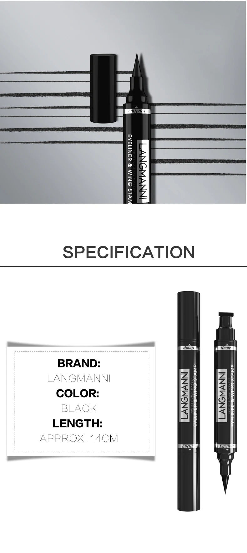 Caneta Delineadora a Prova de Manchas Langmanni®