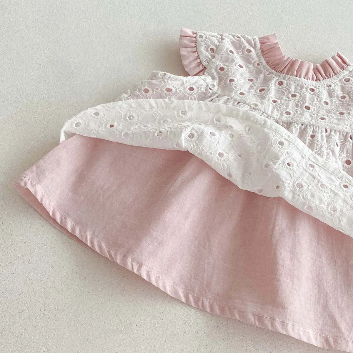 Conjunto Vestido Coreano Infantil Feminino