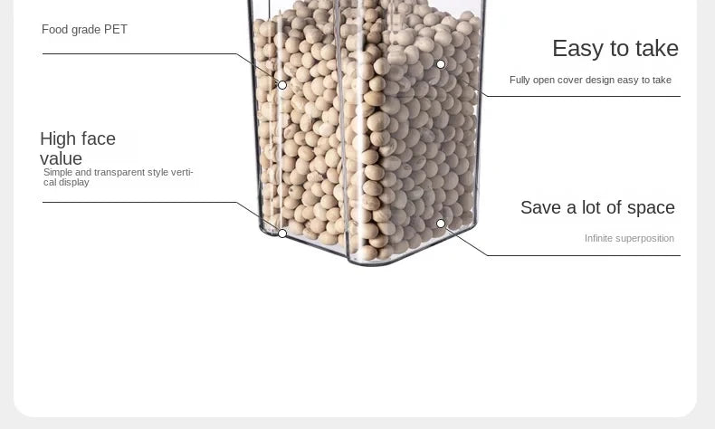 Potes de Armazenamento de Alimentos