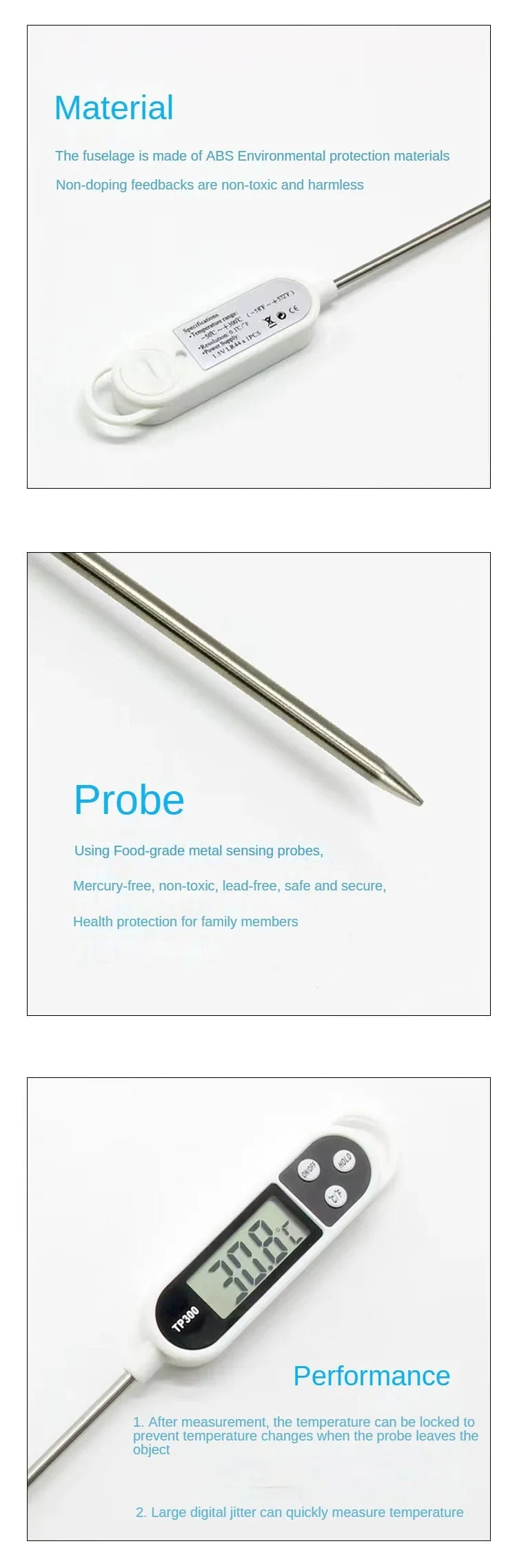 Termómetro Digital de Alimentos