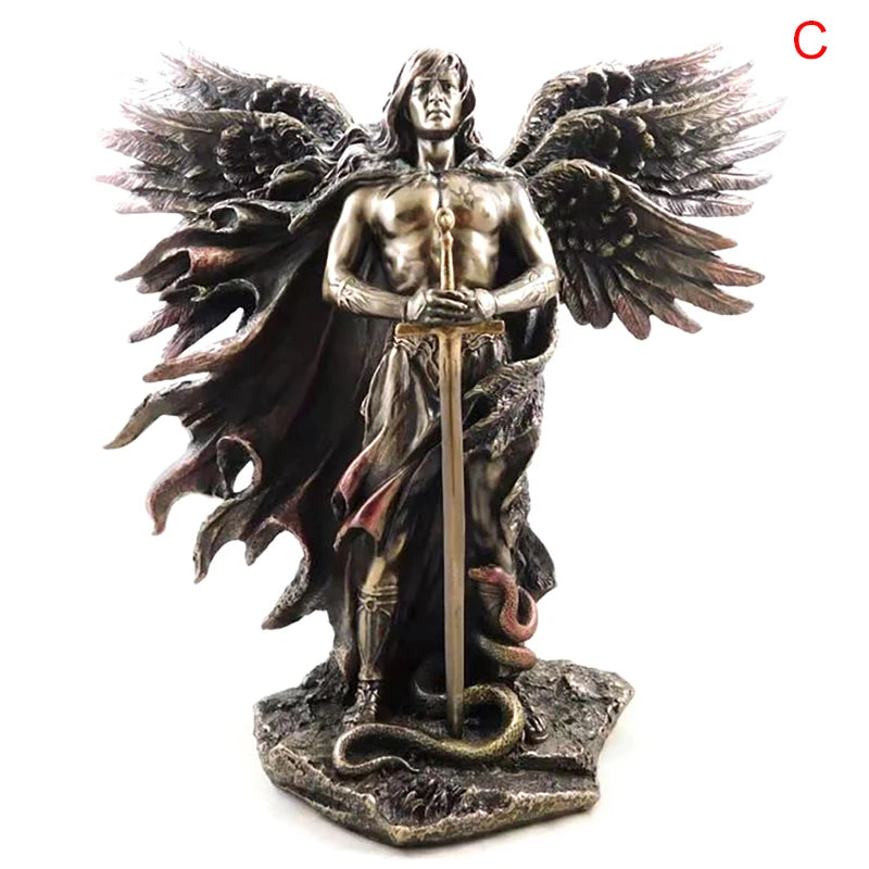 Escultura de Anjo Geométrica