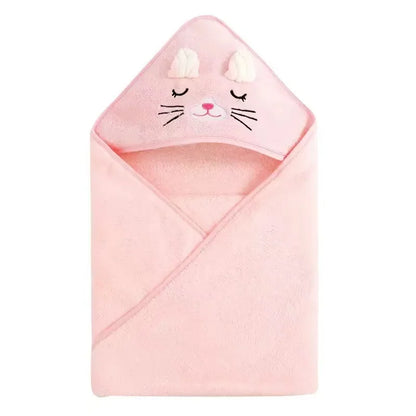 Roupão Infantil Capuz Divertido - Toalha Absorvente com Temas de Desenho Animado