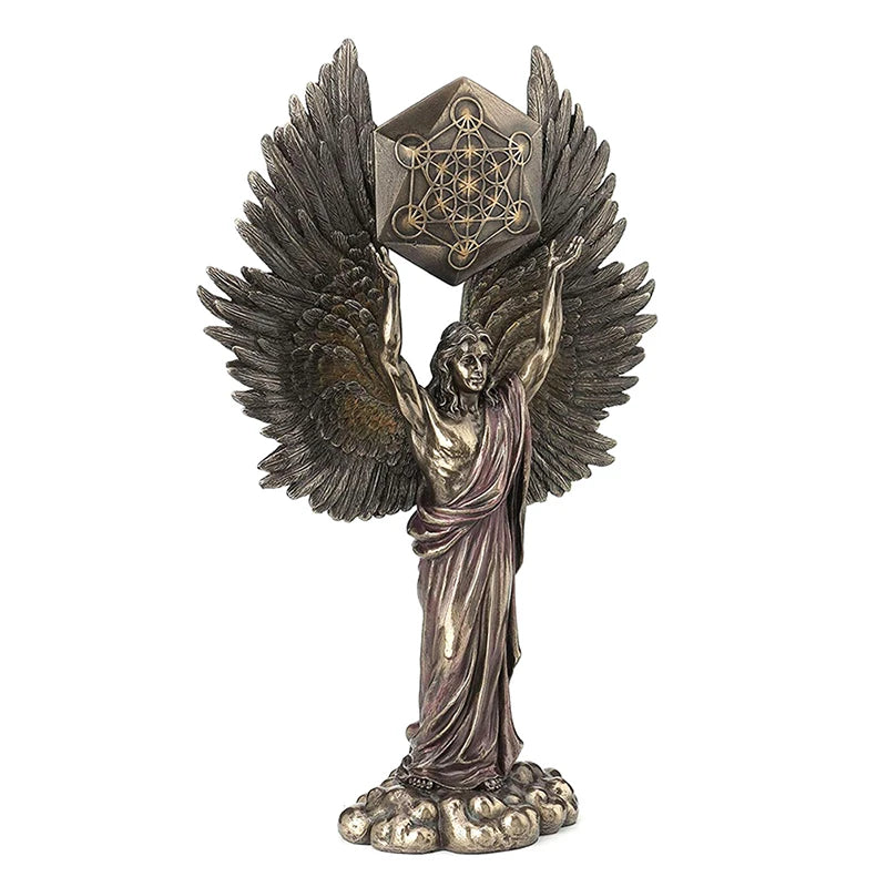 Escultura de Anjo Geométrica