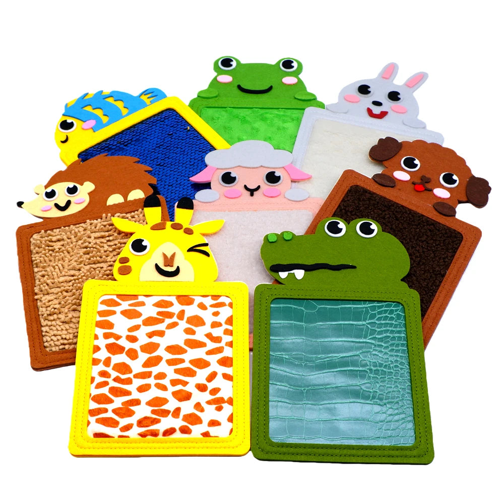 Maleta Temática de Cores para Desenvolvimento Sensorial Tátil