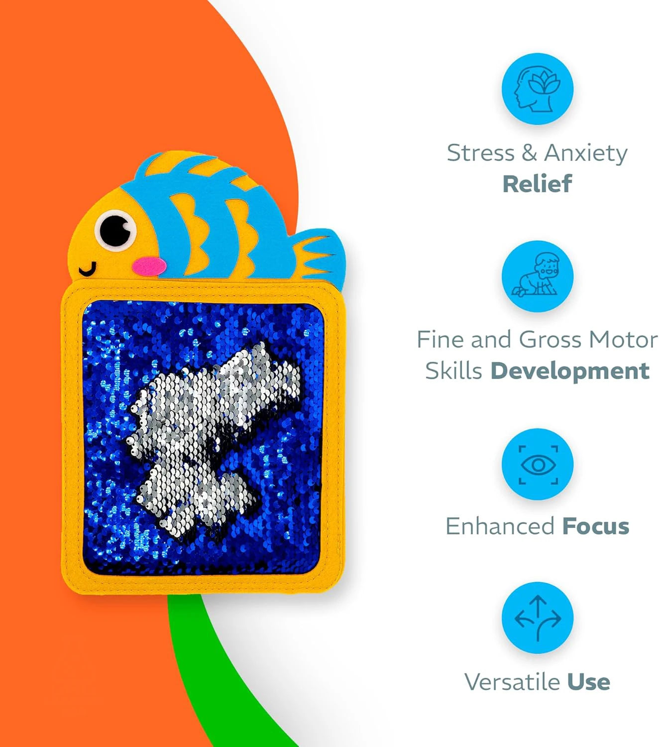 Maleta Temática de Cores para Desenvolvimento Sensorial Tátil