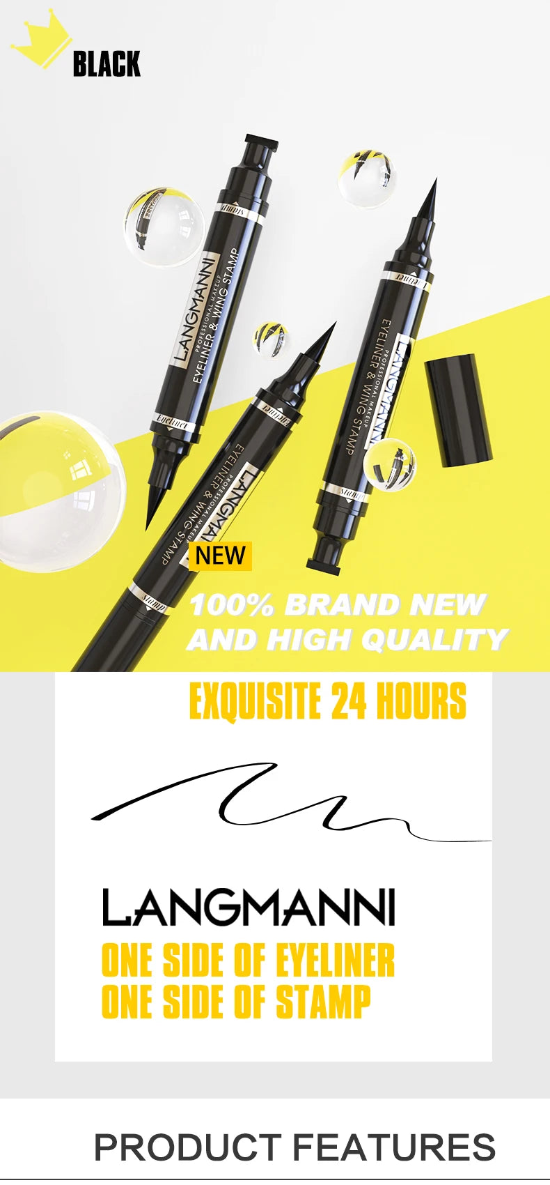 Caneta Delineadora a Prova de Manchas Langmanni®