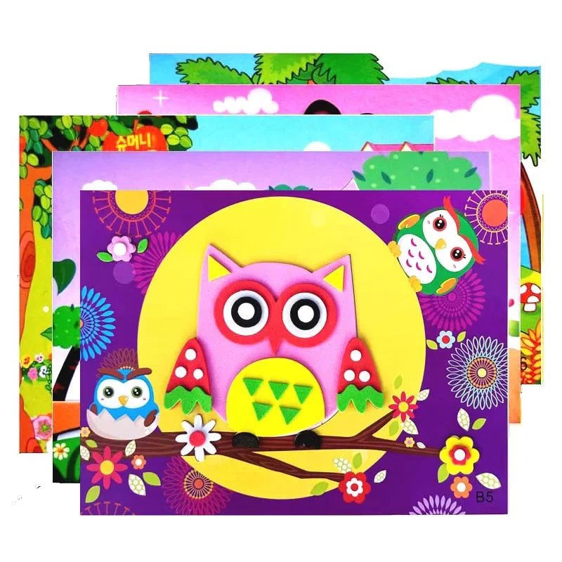 Quebra Cabeça 3D Infantil - 10 Modelos