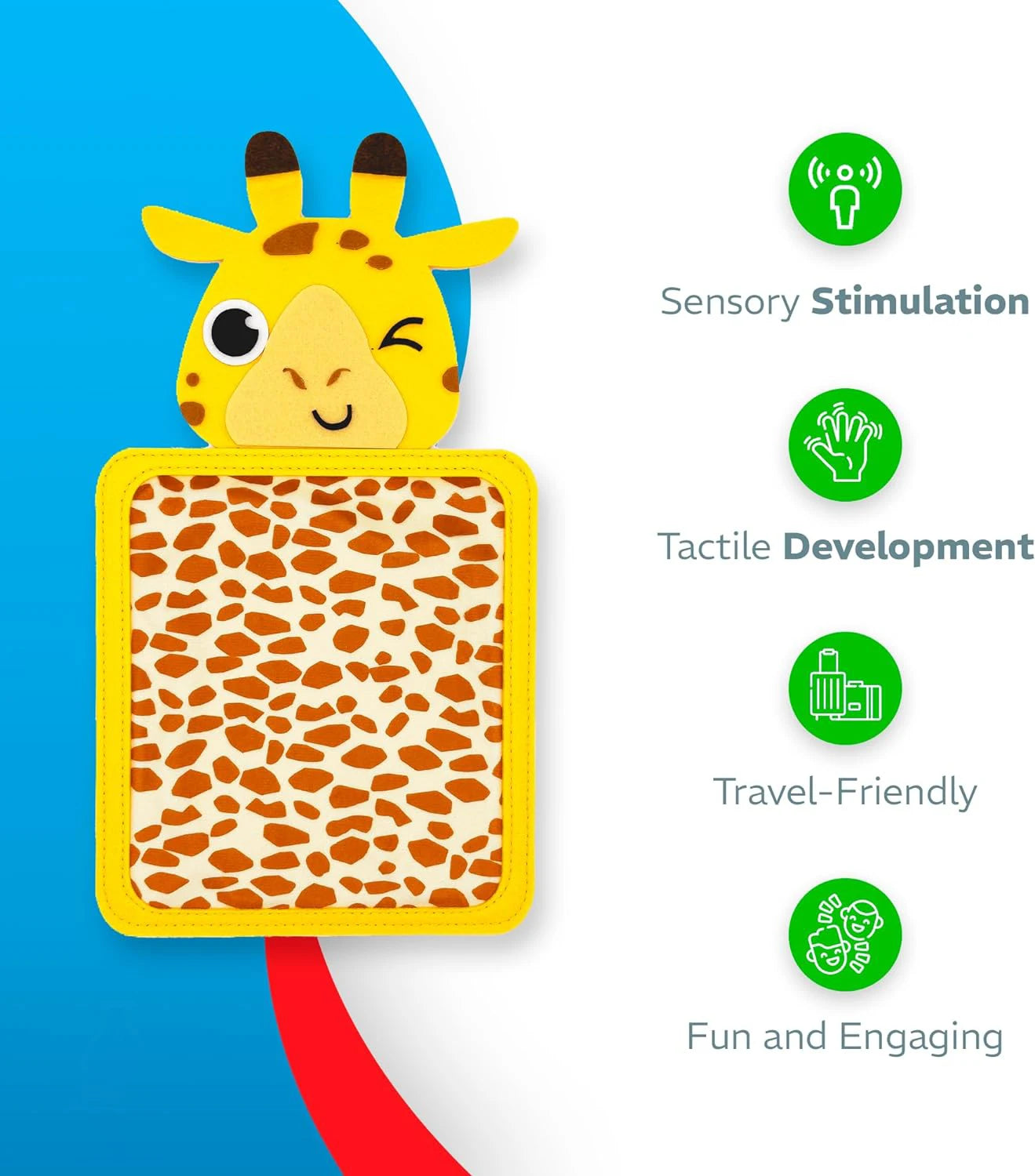 Maleta Temática de Cores para Desenvolvimento Sensorial Tátil