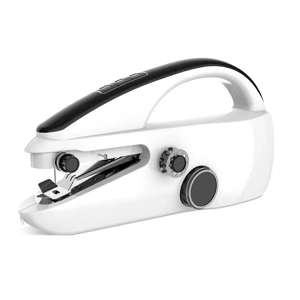 Máquina de Costura Portátil a Pilhas - Costura Rápida para Roupas e Tecidos