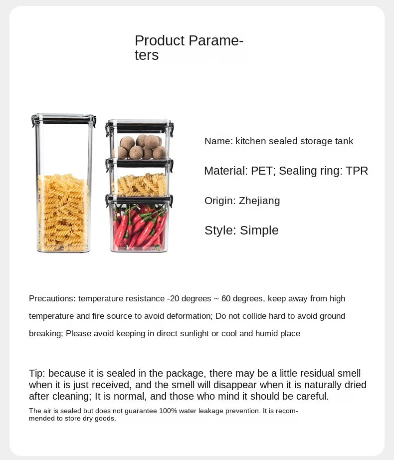 Potes de Armazenamento de Alimentos