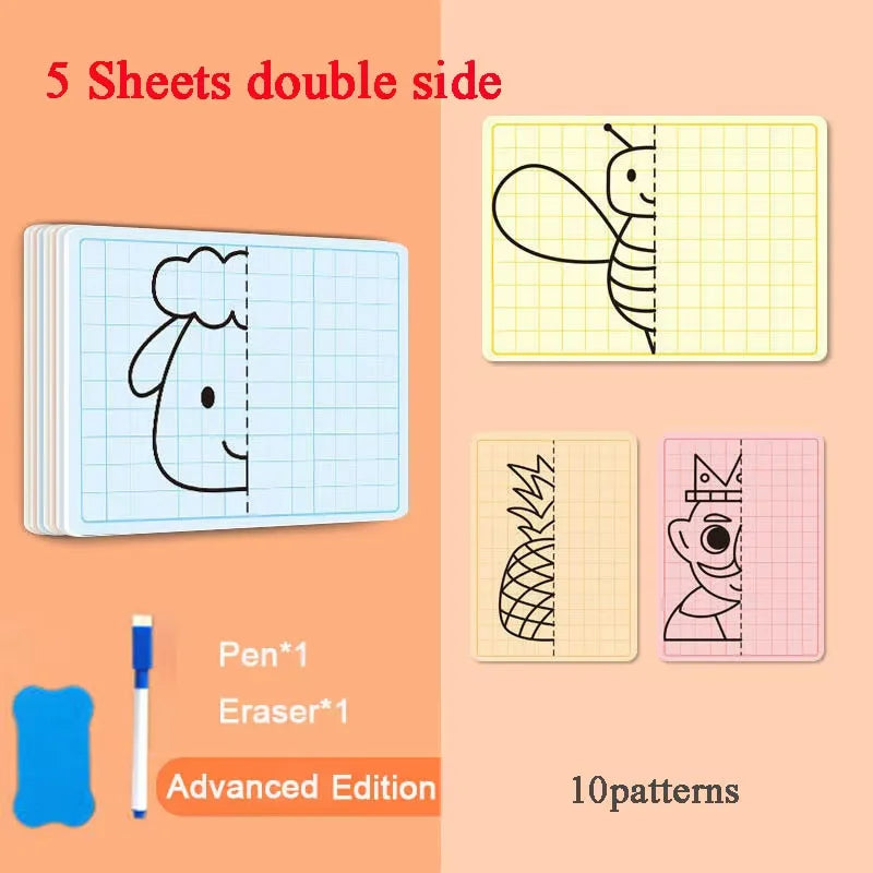 Livro de simetria para crianças