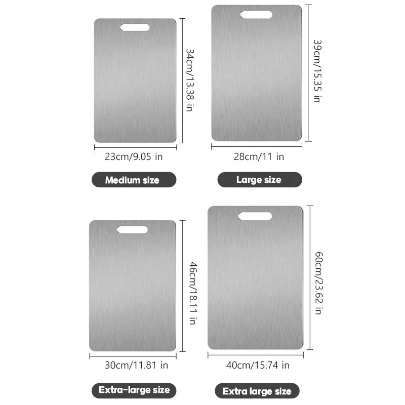 Tábua de Corte de Aço Inoxidável
