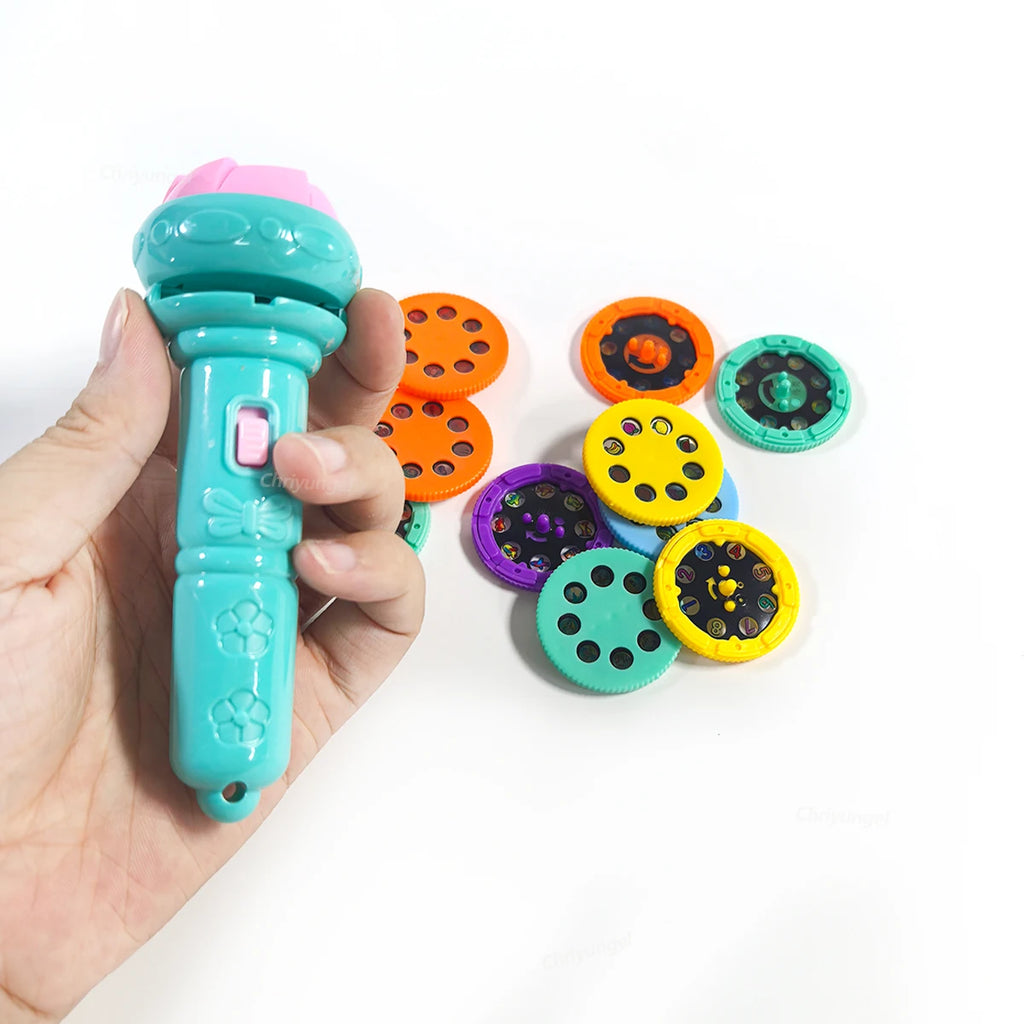 Lanterna de Projeção 3D para Crianças