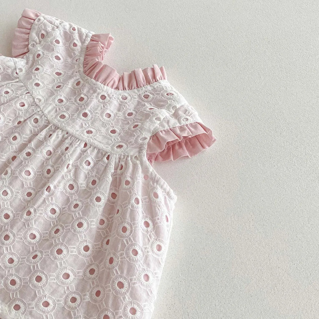 Conjunto Vestido Coreano Infantil Feminino