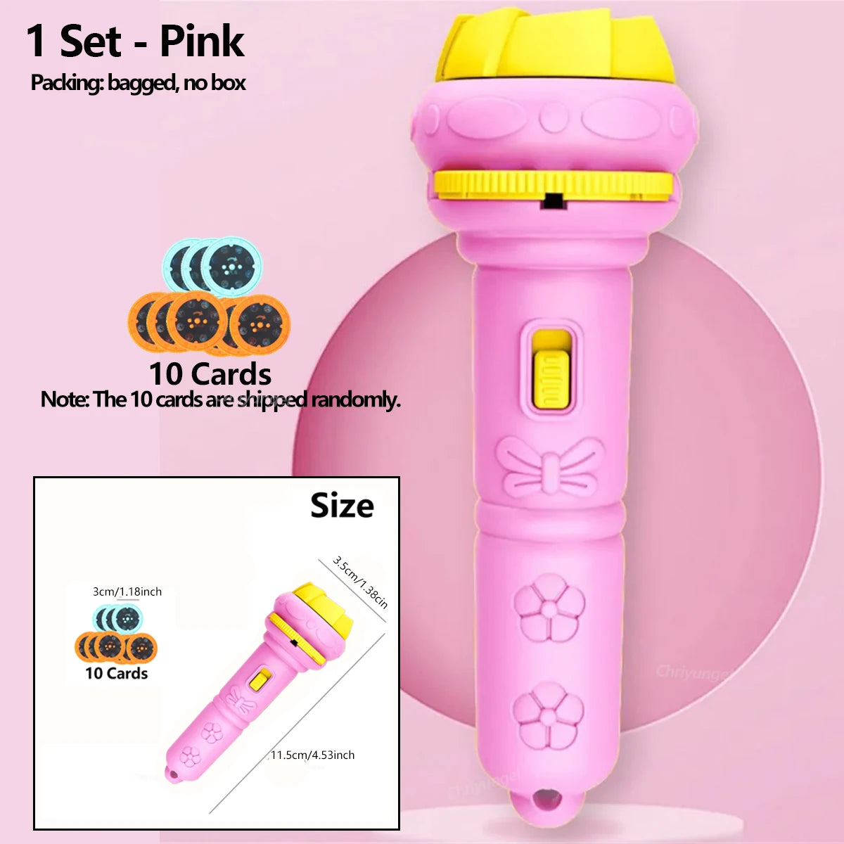 Lanterna de Projeção 3D para Crianças