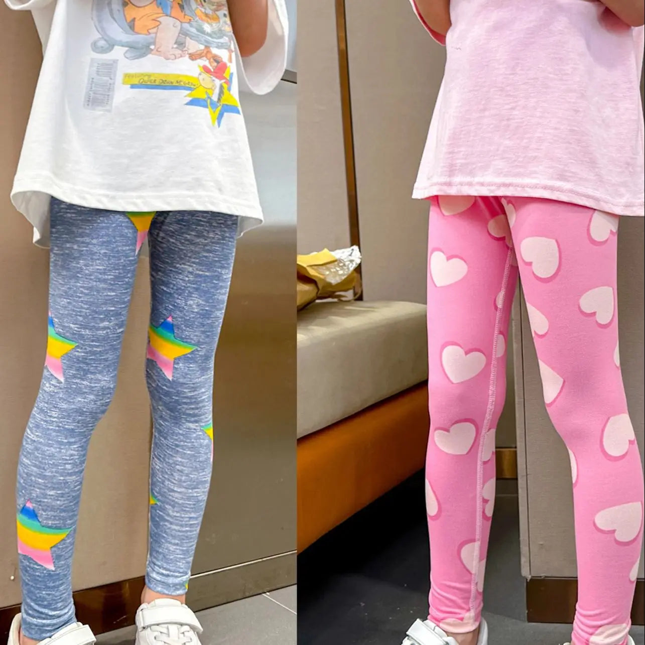 Meia Longa Leggins Feminino 2pcs