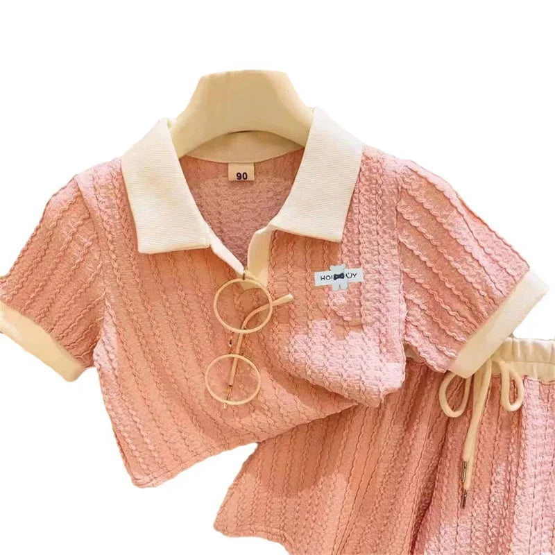 Conjuntinho Rosê para Meninas