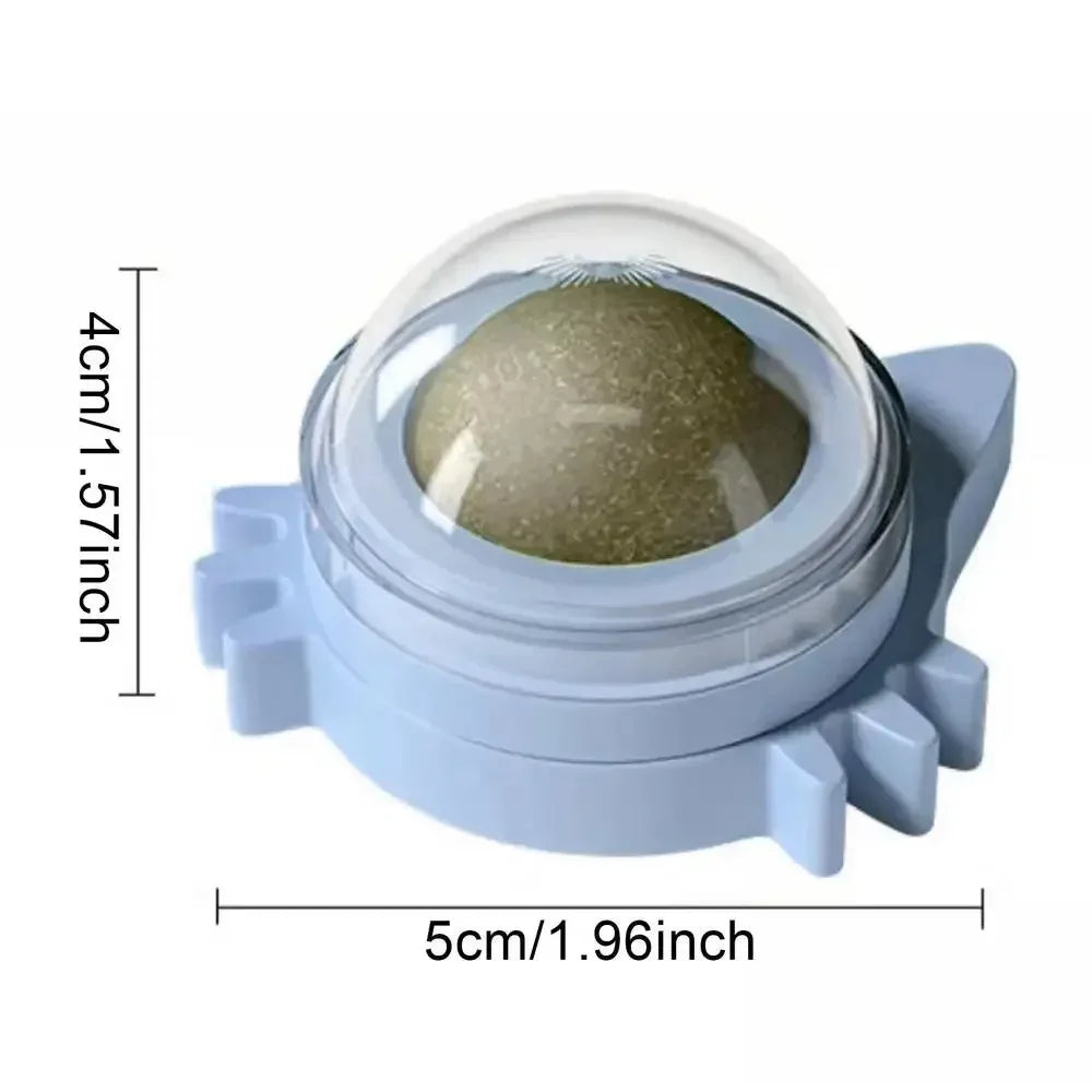 Bola de Catnip para Gatos - Brinquedo que Ativa o Instinto Natural