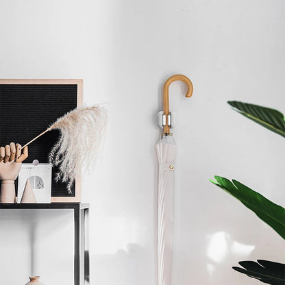 Organizador de Vassoura e Pá - Suporte Adesivo sem Furação para Cozinha e Banheiro