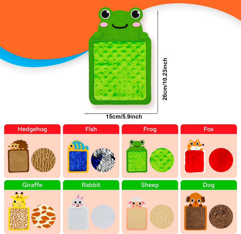 Maleta Temática de Cores para Desenvolvimento Sensorial Tátil