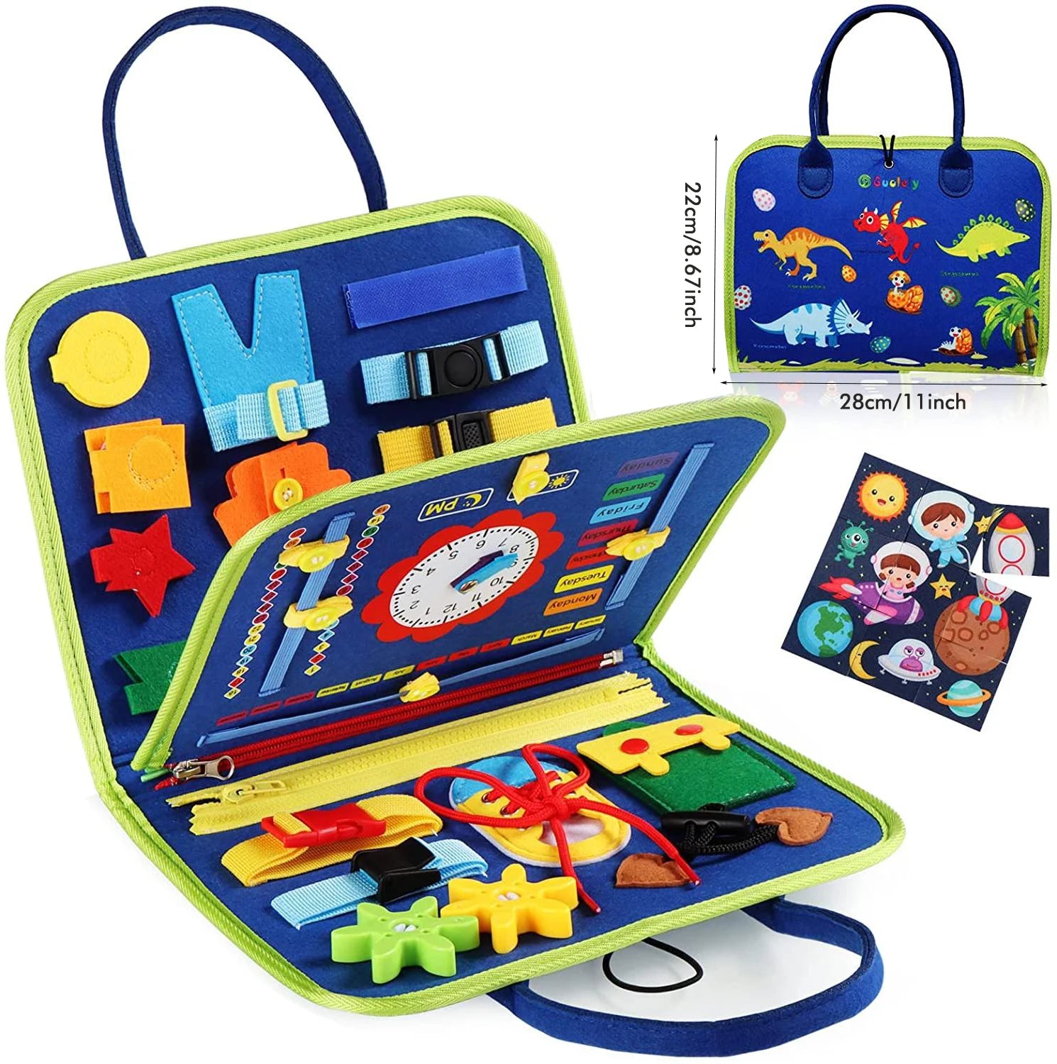 Maleta Temática de Cores para Desenvolvimento Sensorial Tátil