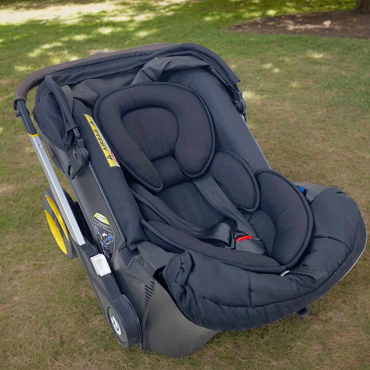 Almofada Universal Confort Baby® - Apoio Completo para Cadeirinha e Carrinho