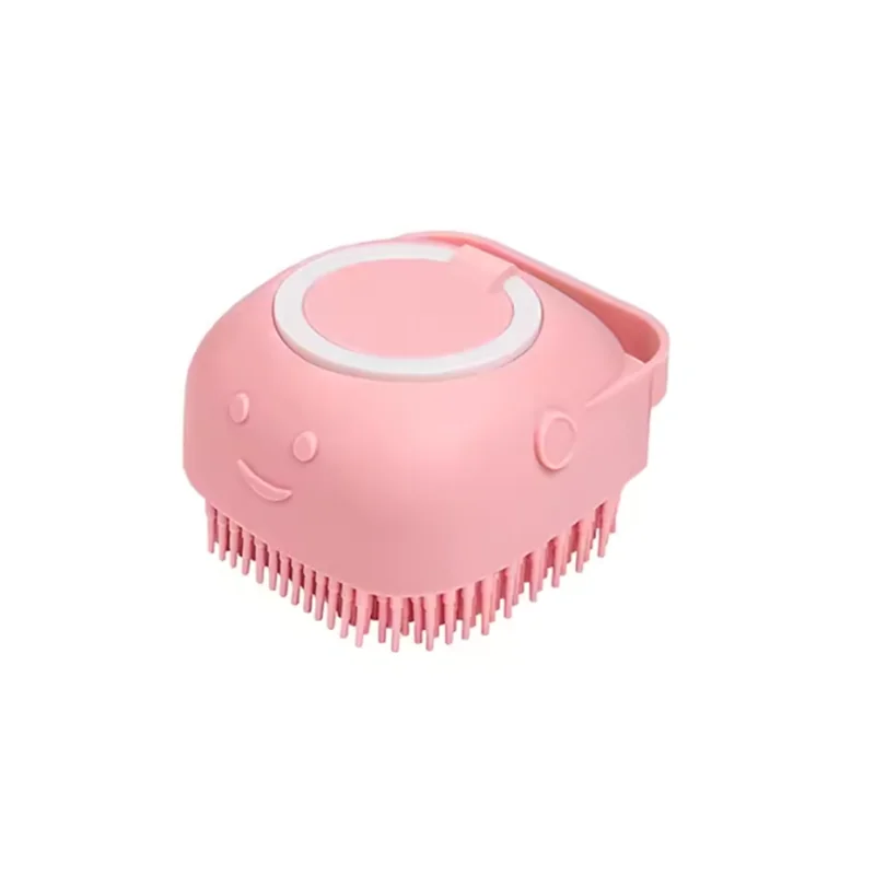 Escova de Banho Massageadora - Silicone Macio para Cães e Gatos
