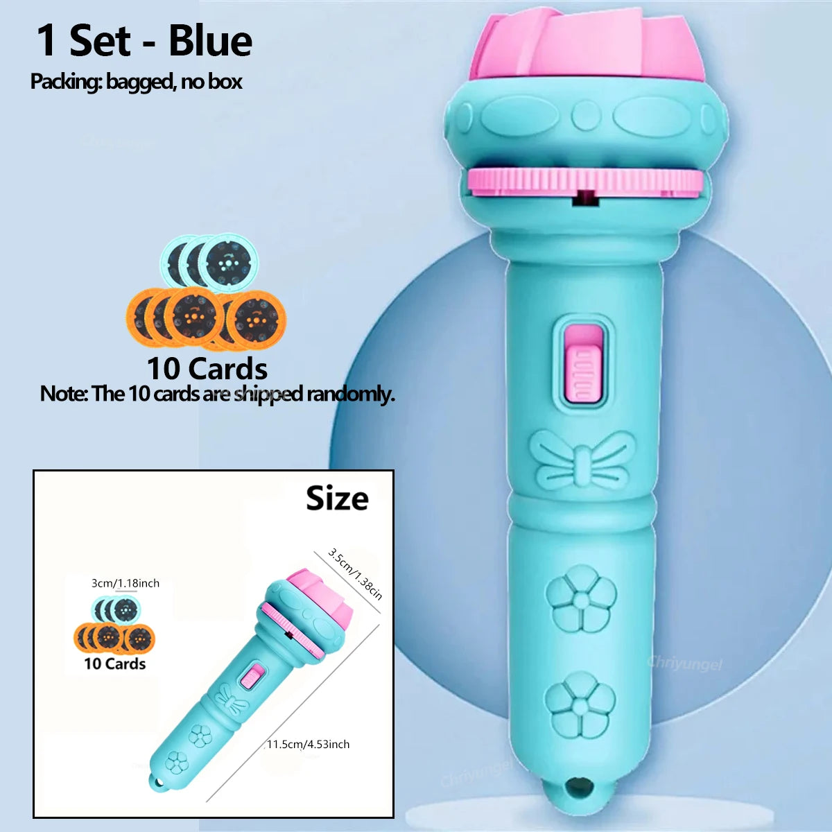 Lanterna de Projeção 3D para Crianças