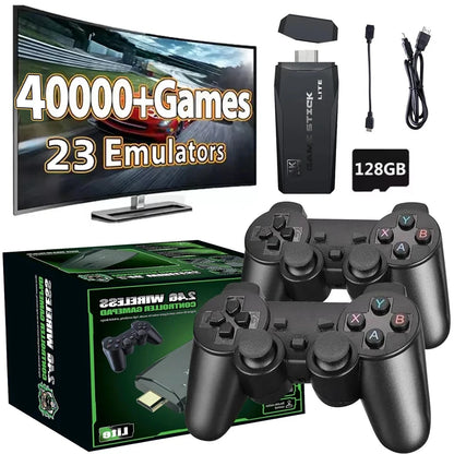 Console Retro 10.000 Jogos - 2 Controles Sem Fio e Tecnologia 4K