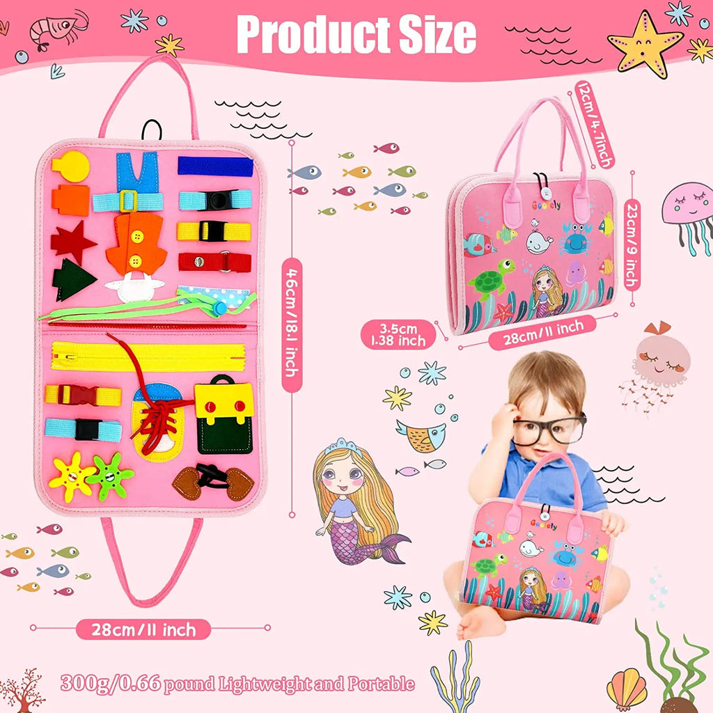 Maleta Temática de Cores para Desenvolvimento Sensorial Tátil