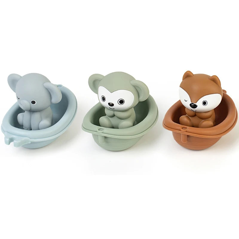 Fantoche de Dedo para Banho de Criança 3pcs