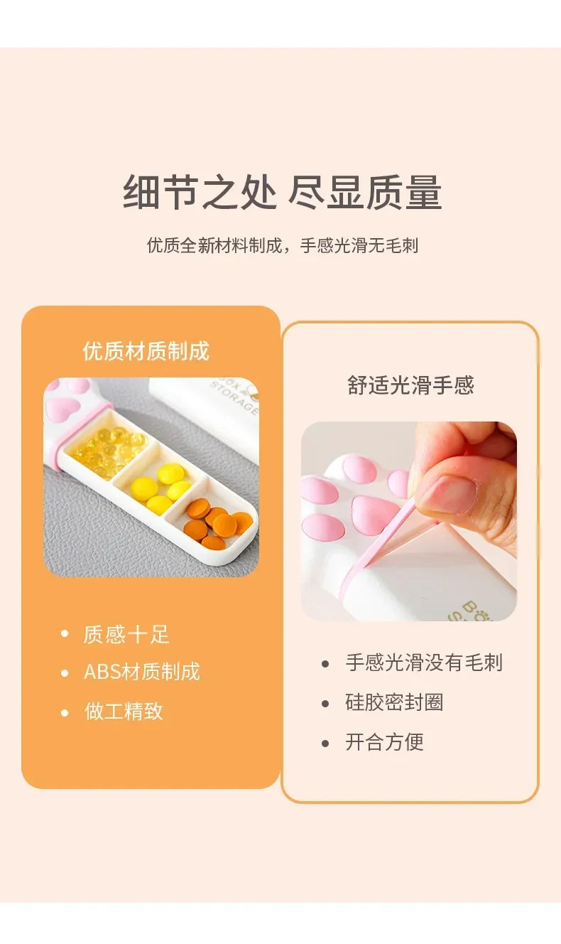 Mini Caixa de Armazenamento de Remédios Box Storage®