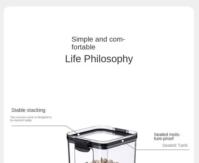 Potes de Armazenamento de Alimentos