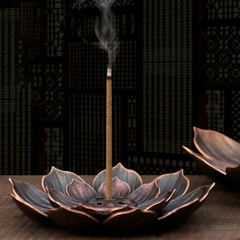 Queimador de Incenso Flor de Lotus